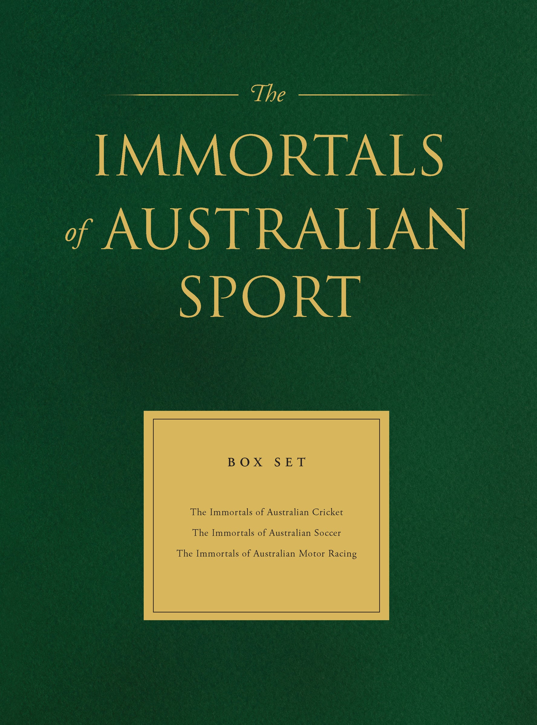 Immortals of Australian Sport box set