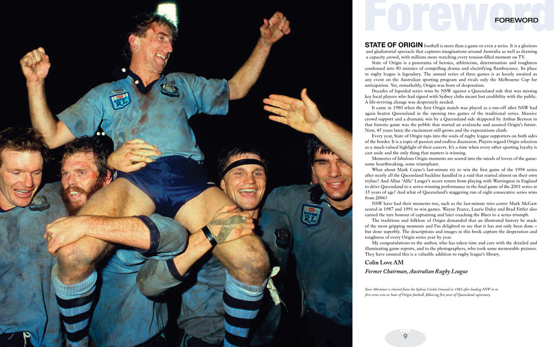 State of Origin 45 Years Counterpack 6 copies