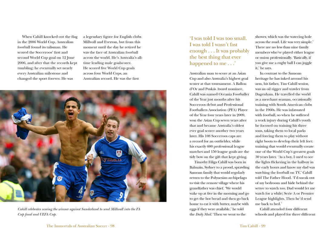 The Immortals of Australian Soccer