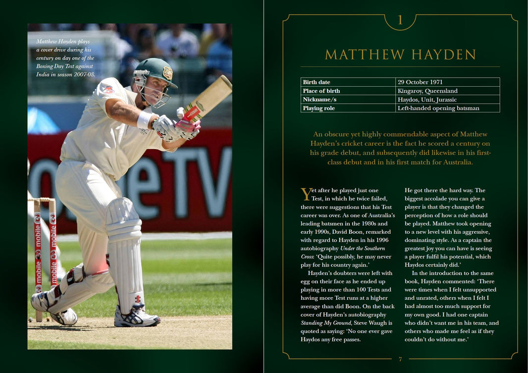 Immortals of Australian Cricket