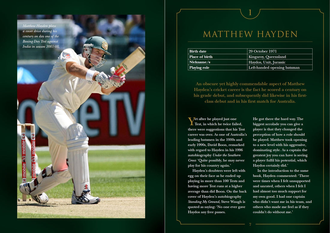 Immortals of Australian Cricket