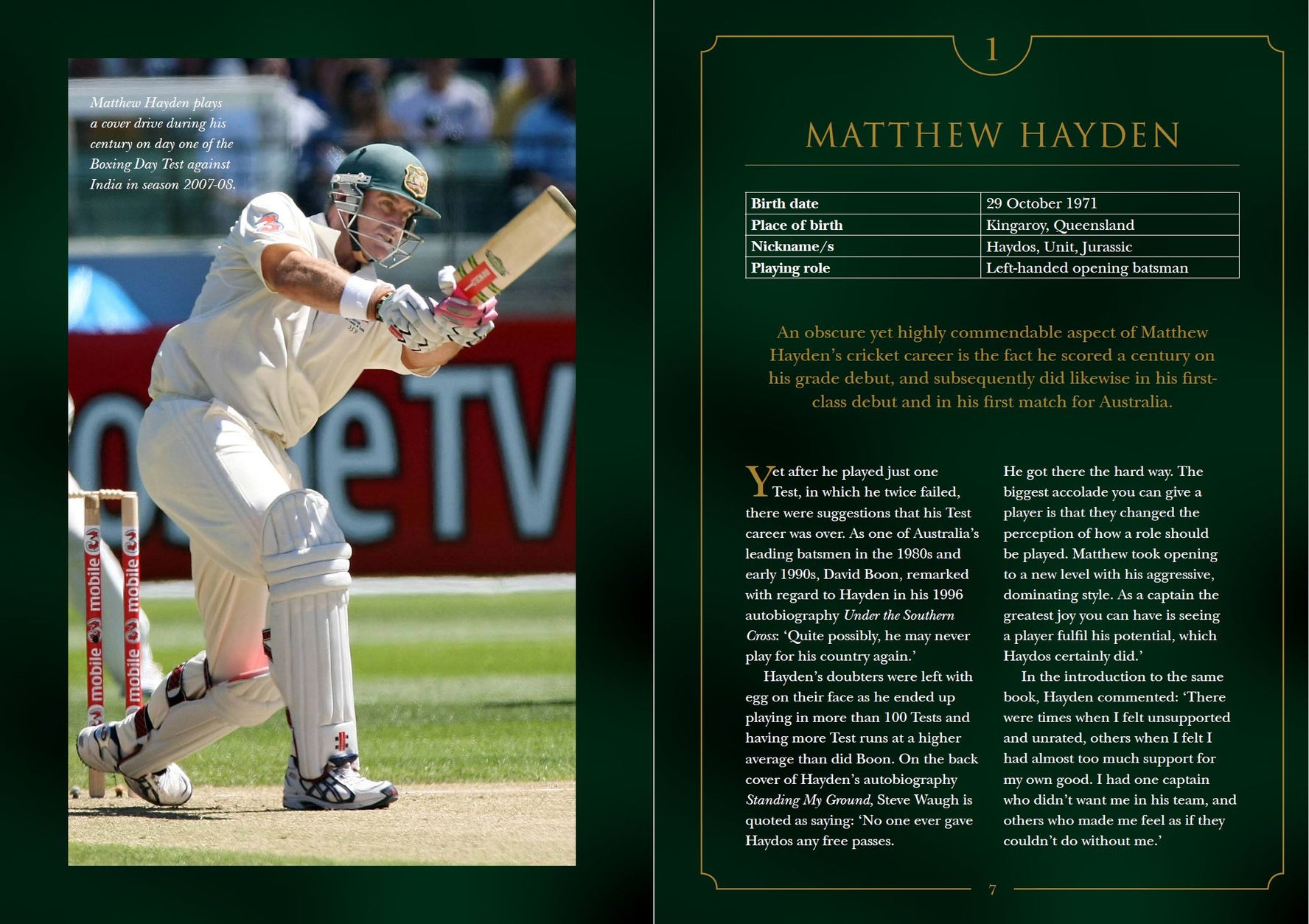 Immortals of Australian Cricket